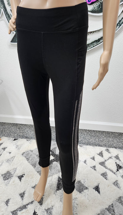 Rhinestone leggings