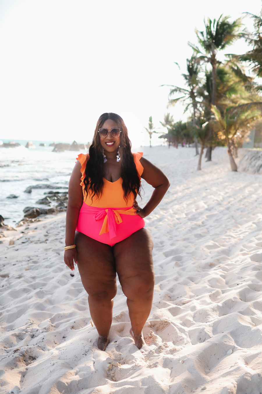 Poolside Color Block Swimsuit