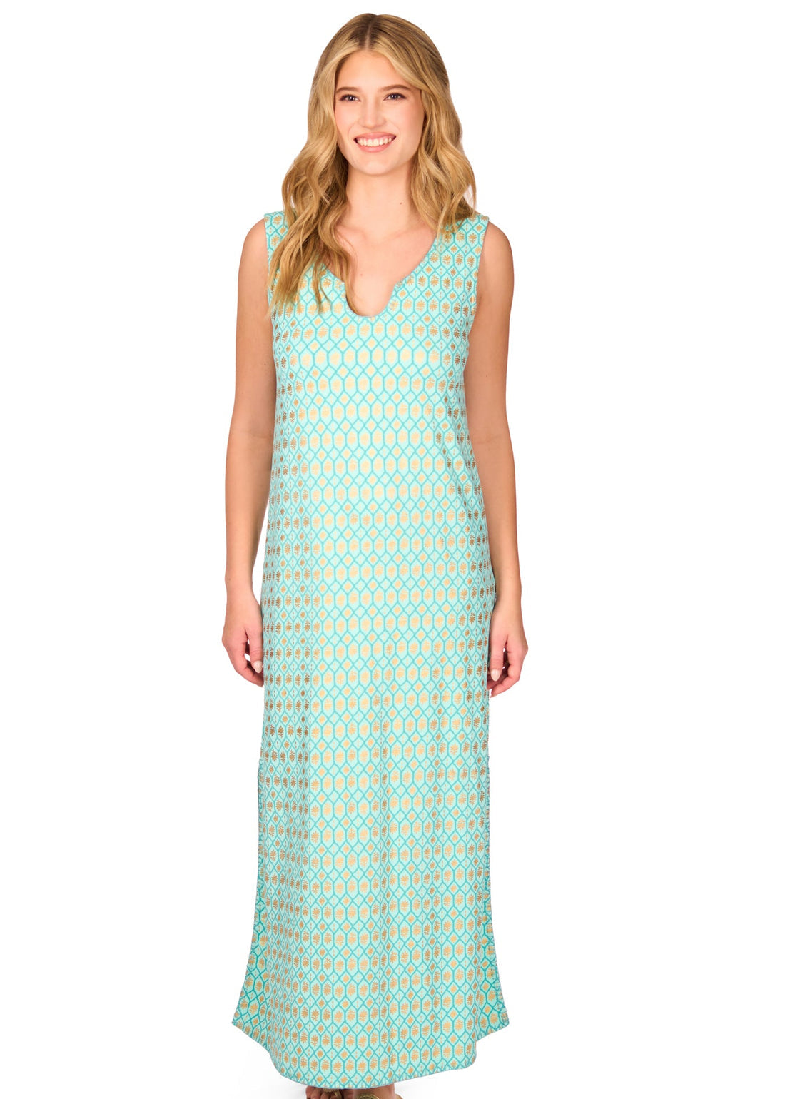 Aqua Metallic Maxi