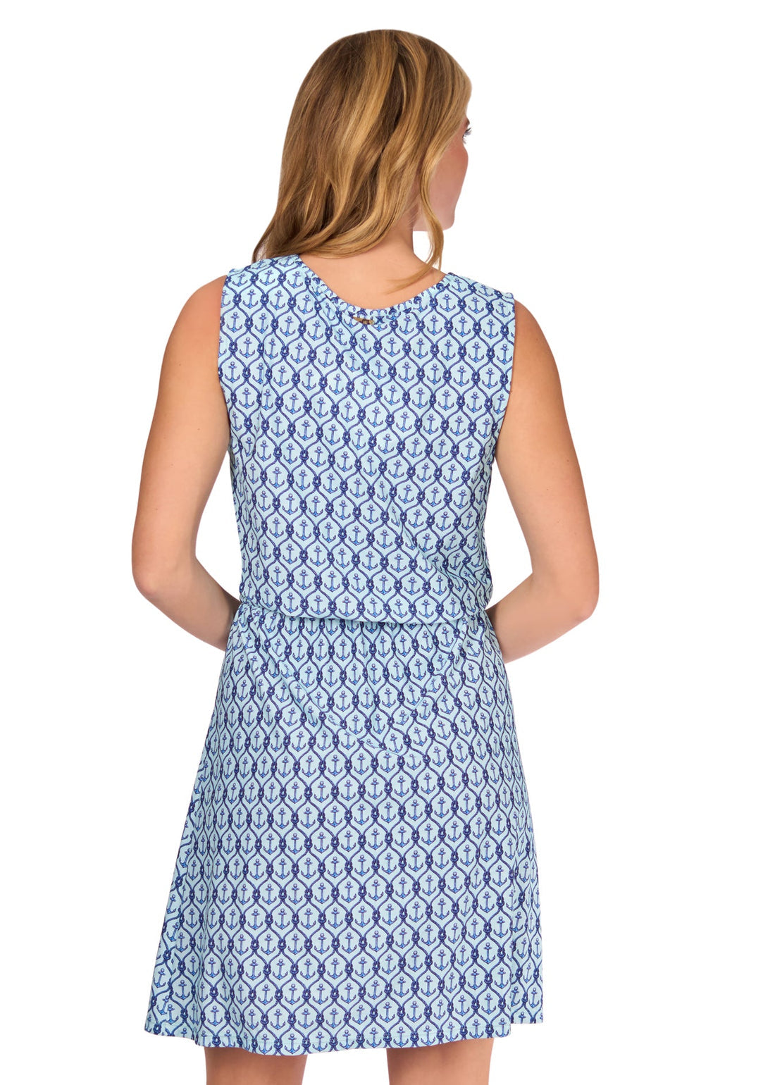 Cabana Life Anchor Tie-Waist Dress