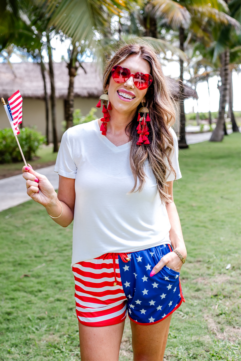 Jess Lea Everyday Shorts Patriotic