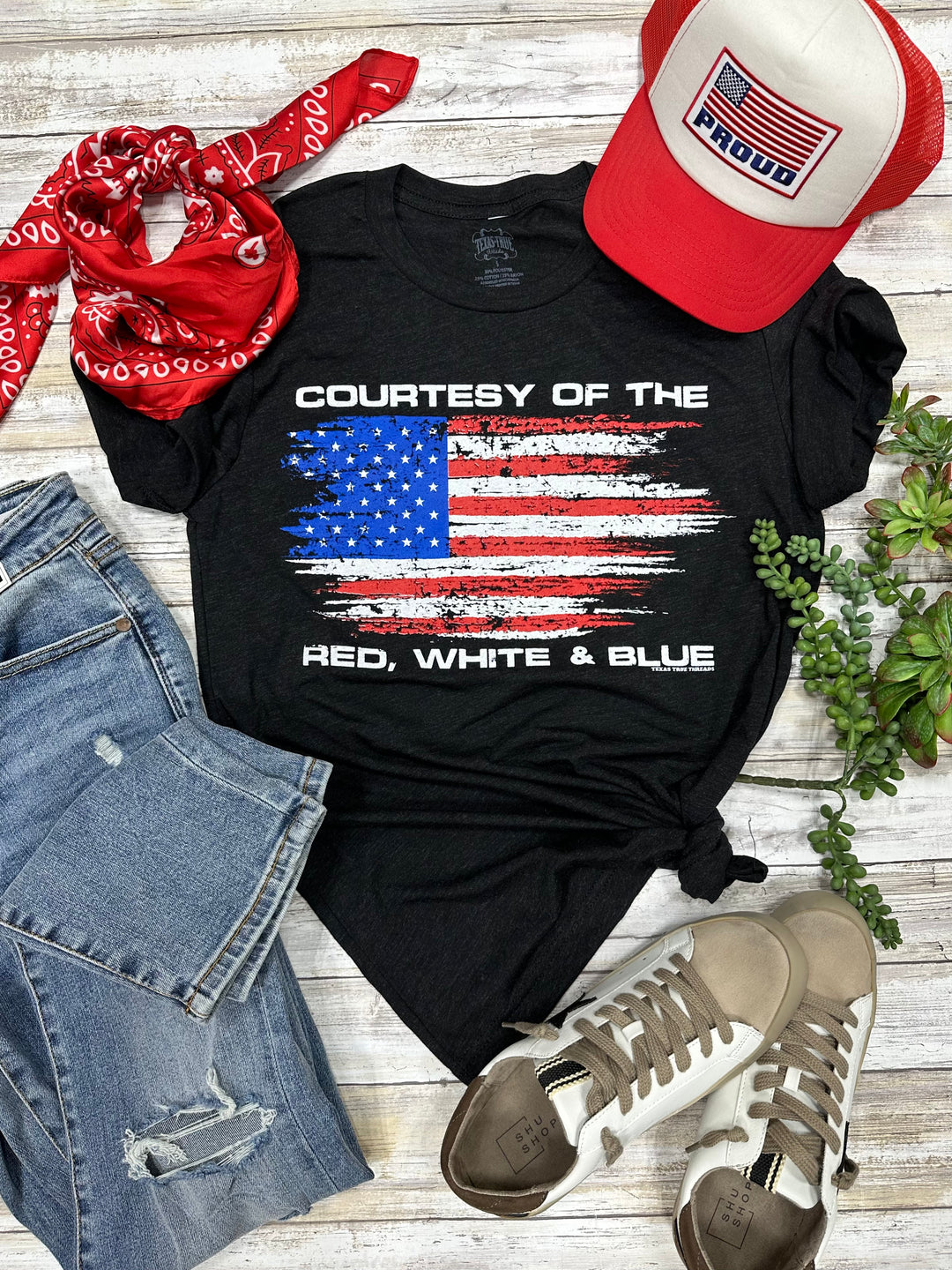 Courtesy of the Red, White, & Blue Tee