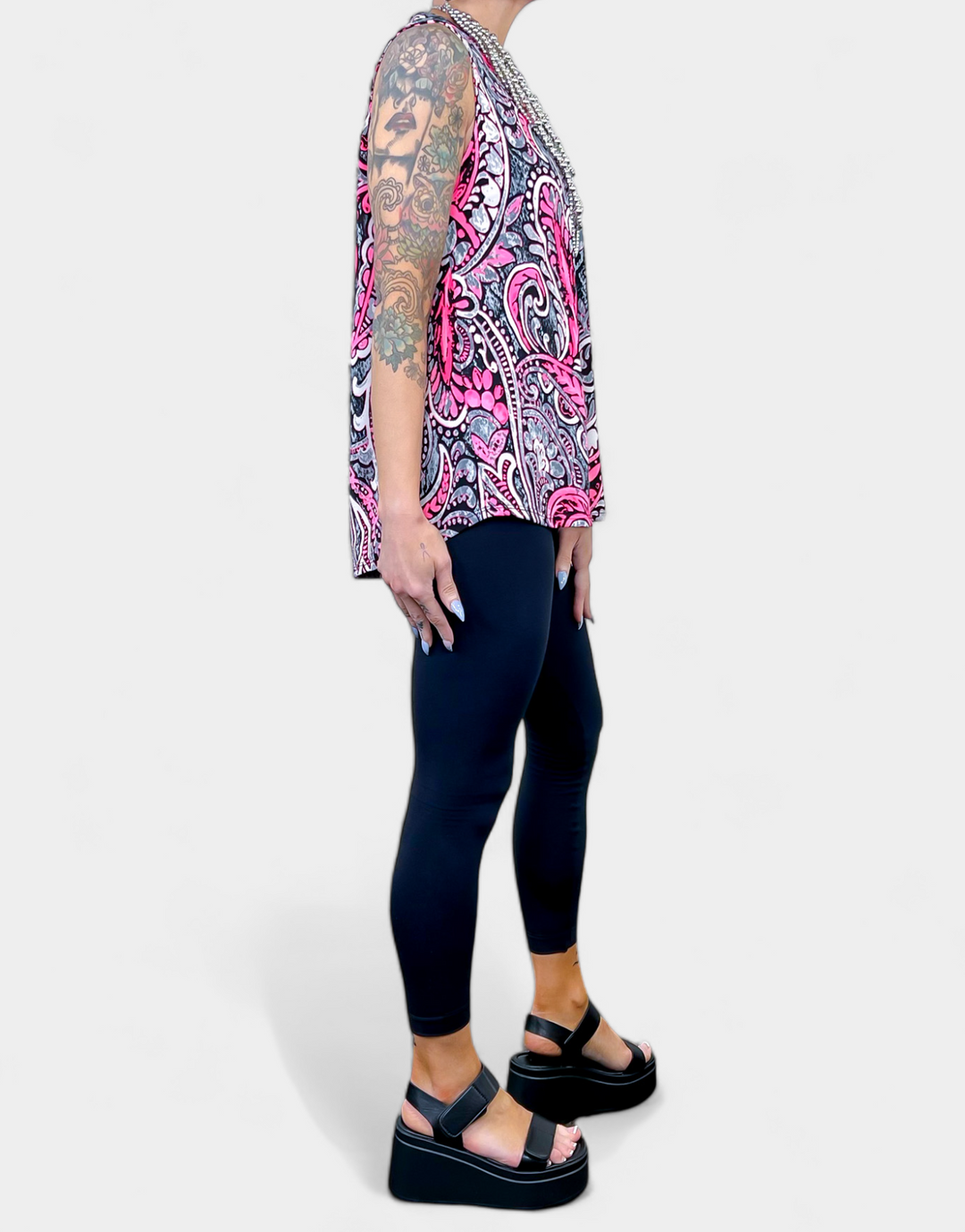 Dear Scarlett Paisley Sleeveless Top