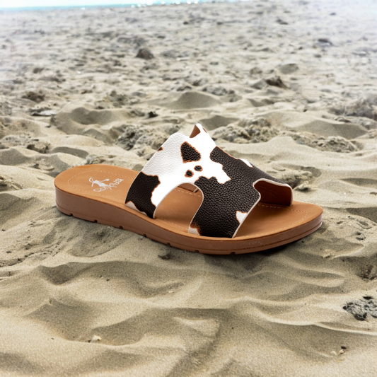 Cowhide Sandal