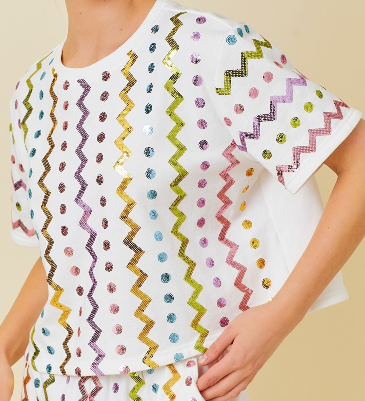 Easter Zigzag Top