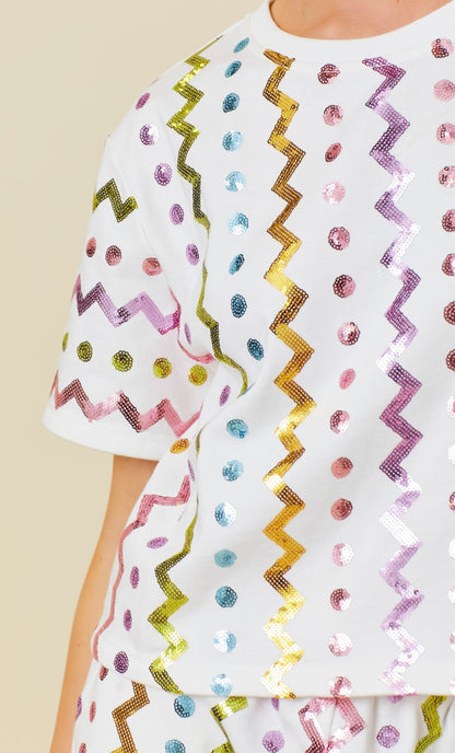 Easter Zigzag Top