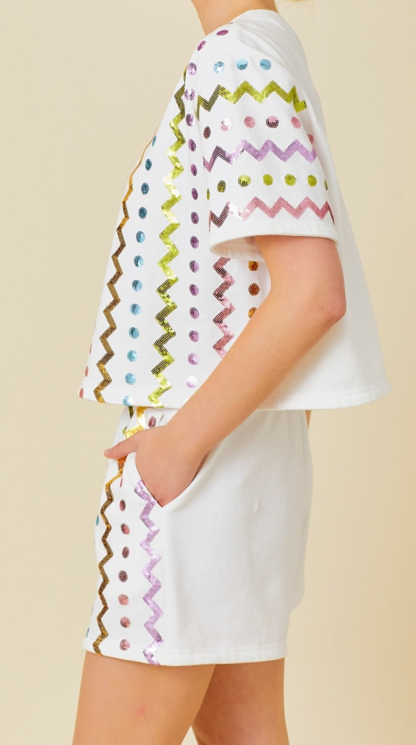 Easter Zigzag Top