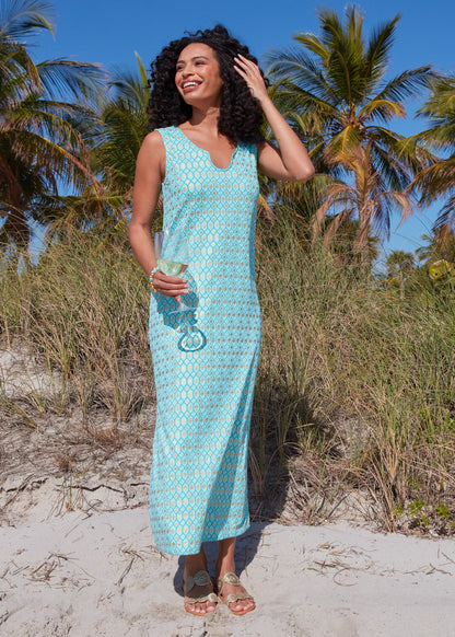 Aqua Metallic Maxi